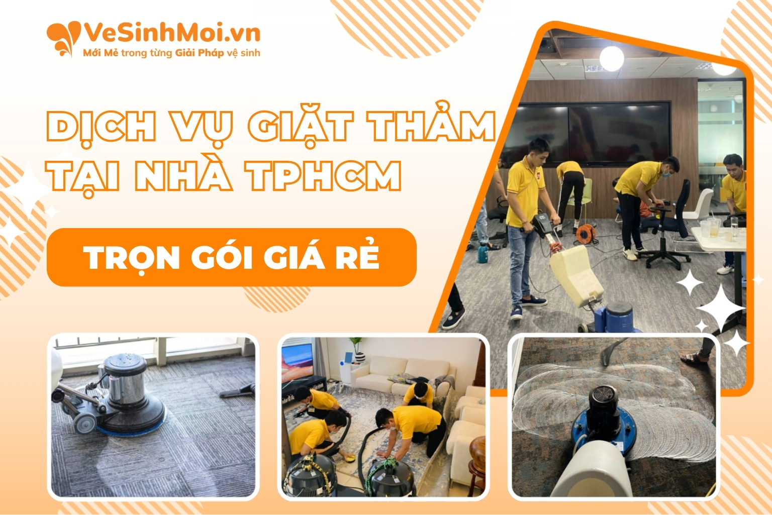 giặt thảm tại nhà