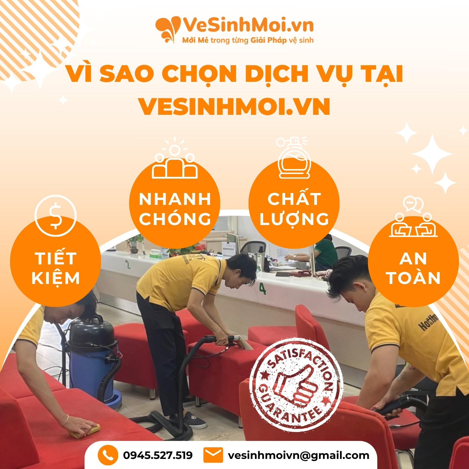 ưu điểm giặt ghế văn phòng tphcm vesinhmoi