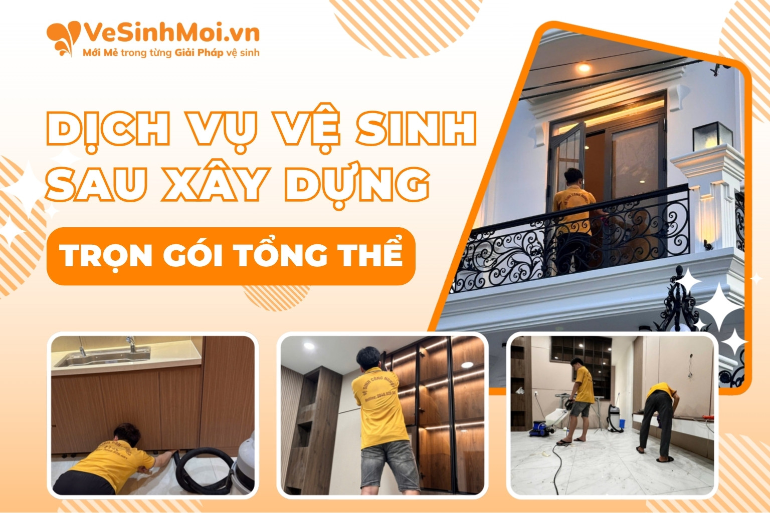 vệ sinh sau xây dựng