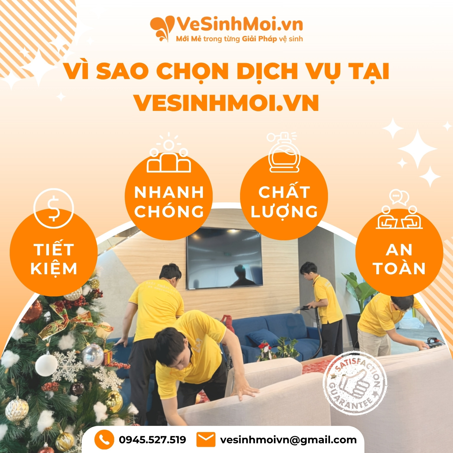 vì sao chọn giặt ghế sofa tại nhà vesinhmoi